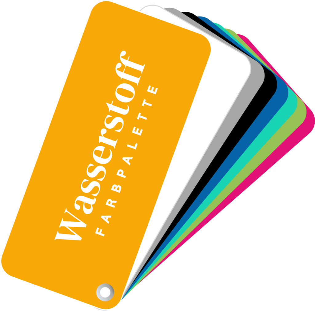 Farbpalette Wasserstoff
